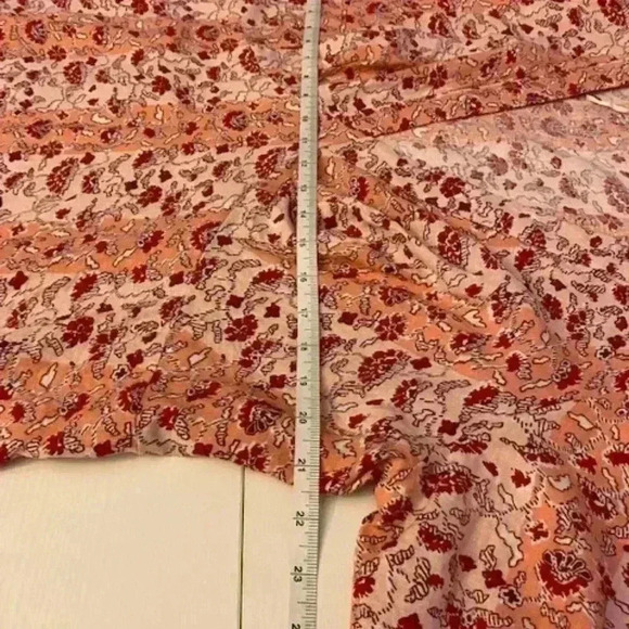 Women's Whimsical Floral Print Short Sleeve Mini Dress Size 20 - Picture 12 of 12